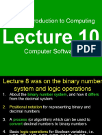 CS101 Introduction To Computing: Computer Software