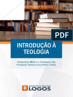 Introdução À Teologia - Curso de Teologia 100% Online - Instituto de Teologia Logos