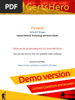 Huawei: H12-211 Exam