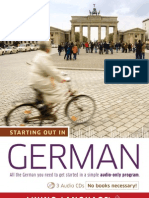 Starting Out in German by Living Language Excerpt