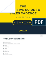 Ebook DefinitiveGuideSalesCadence2020