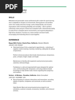 Taylor Rackey Resume