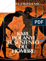 Karl Polanyi - El Sustento Del Hombre