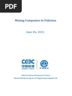 Mining Companies of Pakistan