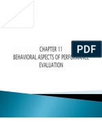 BEHAVIORAL ASPECTS OF PERFORMANCE EVALUATION Oleh Fulki Fathurrahman (120620200013)