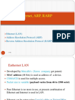 Ethernet (LAN) Address Resolution Protocol (ARP) Reverse Address Resolution Protocol (RARP)