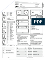 Oliver Finn The Rogue - Character Sheet