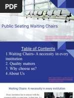 Public Seating Waiting Chairs