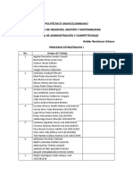 Grupos de Trabajo - Procesos Estrategicos I