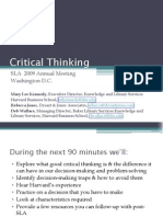 2009 Critical-Thinking