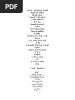 11) Short and Long Vowels