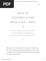 How To Control A VFD With A PLC - Part 2 (HMS Anybus and Siemens Robicon) - RealPars