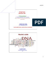 Nucleic Acids: Assignment Biochem-700