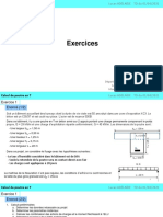 TD4 - Calcul Poutre en T en Flexion Simple ELU Et ELS (Corrigé Exo1)