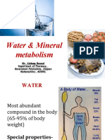 Water & Mineral Metabolism