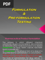 Preformulation Testing of Solid Dosage Forms (Latest)