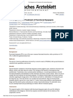 The Diagnosis and Treatment of Functional Dyspepsia