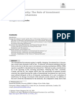 National Security: The Role of Investment Screening Mechanisms