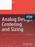 Analog Design Centering and Sizing 2007