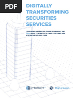 Digitally Transforming Securities Services