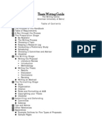 Thesis Writing Guide: The Preparation Stage