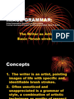 Image Grammar 5 Basic Brush Strokes