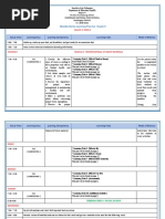 Weekly Home Learning Plan For Grade 9: Learning Area Learning Competency Learning Tasks Mode of Delivery