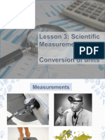 Lesson 3 - Conversion of Units