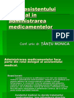 Rolul Asistentului Medical in Administrarea Medicamentelor