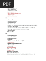 IELTS CAE CPE Books