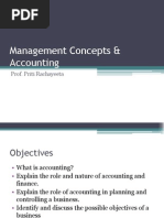 Management Concepts & Accounting