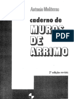 Caderno de Muros de Arrimo 2 Edição Antonio Moliterno