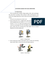 Menggunting Bahan Secara Industri