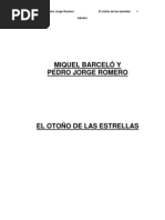 Barceló, Miquel y Romero, Pedro Jorge - El Otoño de Las Estrellas