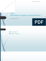 Lab1 - Introduction To Digital Control Laboratory - 17-10-2018