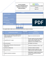 Lista de Chequeo Carpeta de Arranque Empresas Contratistas - Llanos de Hierro