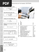 Formulas Generales de Mecanizado