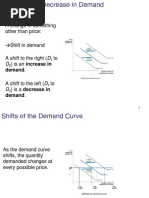 A Change in Something Other Than Price:: Demand