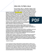 Historia Del Futbol Sala