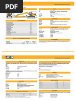 Tracked Excavator - Js205 LR: Static Dimensions Engine