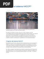 Qué Es El Sistema HACCP