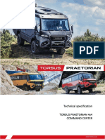 Technical Specification Torsus Praetorian 4X4 Command Center