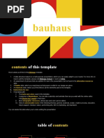 Bauhaus Presentation by Slidesgo