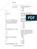 Paket Soal Saintek - 10 SBMPTN NAMA