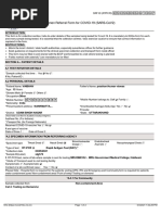 Icmr Specimen Referral Form For Covid-19 (Sars-Cov2) : (These Fields To Be Filled For All Patients Including Foreigners)