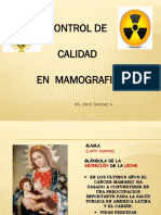 Control de Calidad en Mamografia