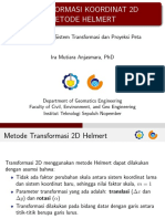 Transformasi Koordinat 2D-Helmert