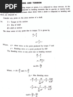 Unit 4 Problems On Combined Bending and Torsion