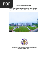 Prospectus of Rajendra Prasad Central Agricultural University