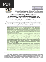 Eea Aequata Cavia Cobaya in Vitro: International Journal of Chemtech Research